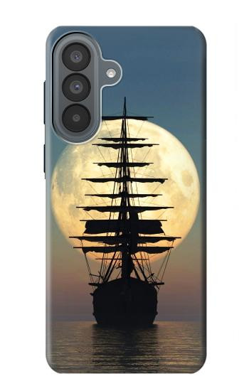 S2897 Pirate Ship Moon Night Case For Samsung Galaxy A37