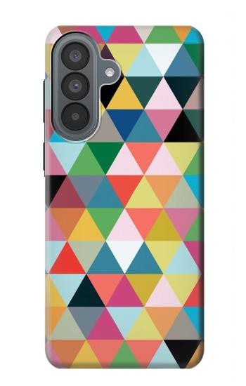 S3049 Triangles Vibrant Colors Case For Samsung Galaxy A37