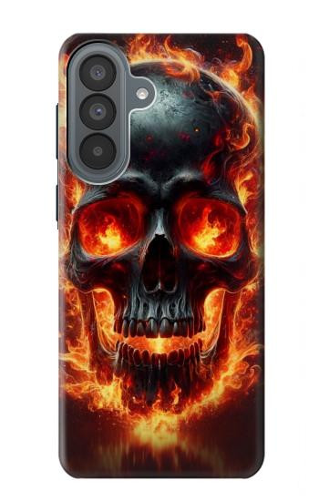 S3986 Fire Skull Case For Samsung Galaxy A37