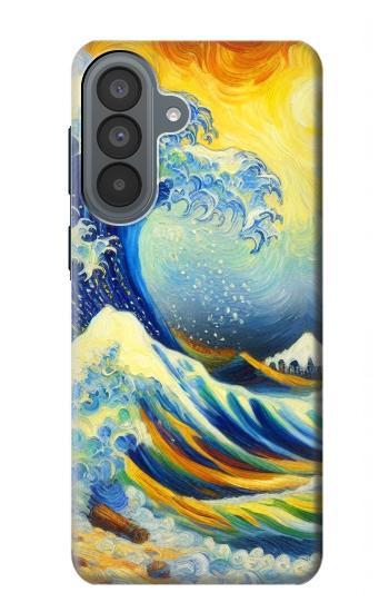 S4005 Oil Color Painting Great Waves Case For Samsung Galaxy A37
