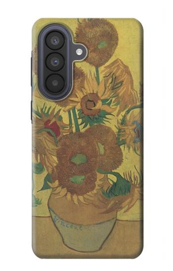 S0214 Van Gogh Vase Fifteen Sunflowers Case For Samsung Galaxy A57