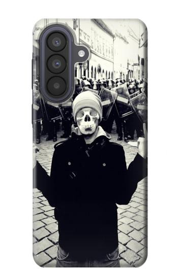 S1108 Skull Mask Man Protester Case For Samsung Galaxy A57