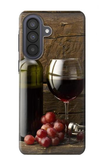 S1316 Grapes Bottle and Glass of Red Wine Case For Samsung Galaxy A57