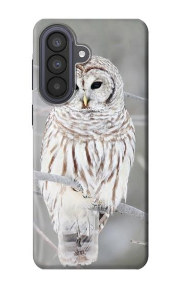 S1566 Snowy Owl White Owl Case For Samsung Galaxy A57