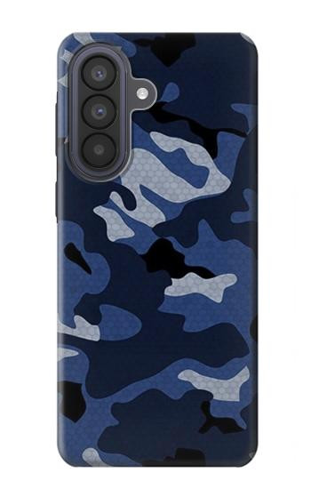 S2959 Navy Blue Camo Camouflage Case For Samsung Galaxy A57