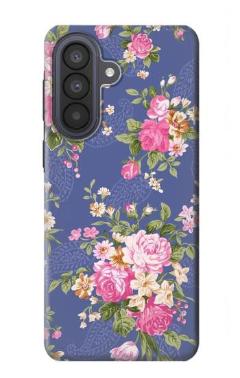 S3265 Vintage Flower Pattern Case For Samsung Galaxy A57