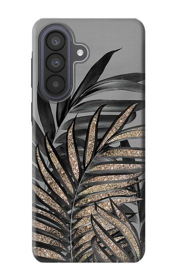 S3692 Gray Black Palm Leaves Case For Samsung Galaxy A57