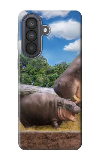 S4031 Baby Hippo Hippopotamus Family Case For Samsung Galaxy A57