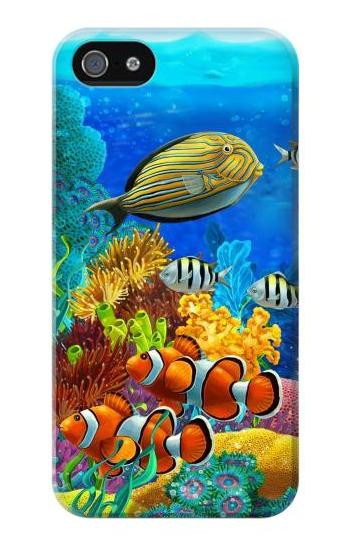 S2568 Sea Seabed Fish Corals Underwater Ocean Case For iPhone 5 5S SE