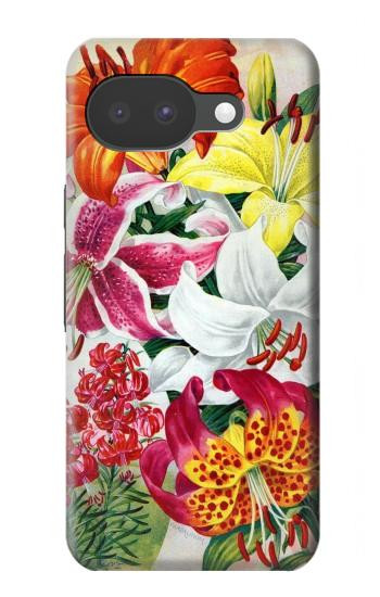 S3205 Retro Art Flowers Case For Google Pixel 10a