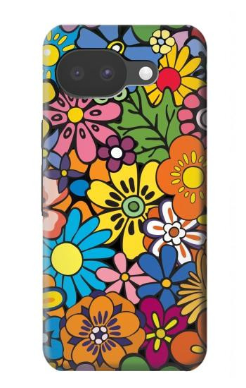 S3281 Colorful Hippie Flowers Pattern Case For Google Pixel 10a