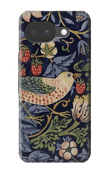 S3791 William Morris Strawberry Thief Fabric Case For Google Pixel 10a