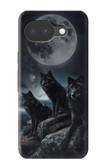 S3970 Black Wolf Full Moon Case For Google Pixel 10a