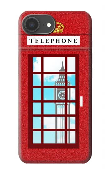 S2059 England British Telephone Box Minimalist Case For iPhone 17e