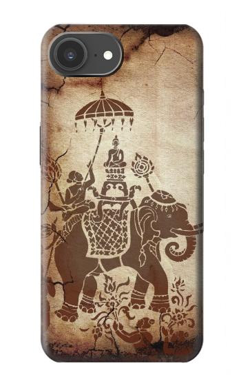 S2102 Thai Art Buddha on Elephant Case For iPhone 17e