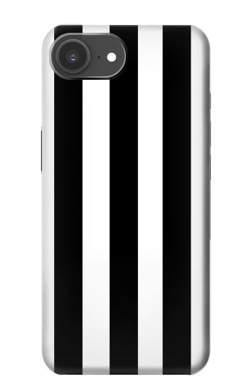 S2297 Black and White Vertical Stripes Case For iPhone 17e