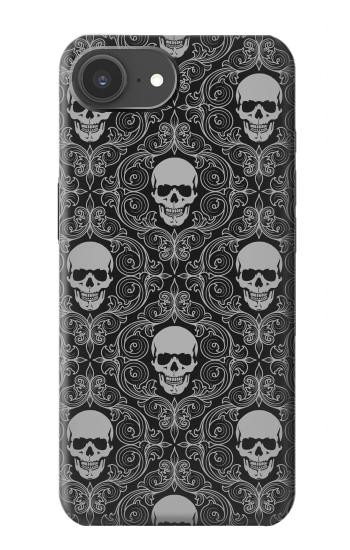 S2371 Skull Vintage Monochrome Pattern Case For iPhone 17e