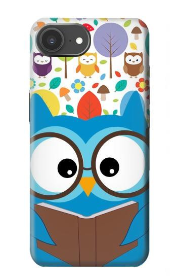 S2521 Cute Nerd Owl Cartoon Case For iPhone 17e