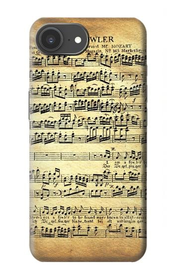 S2667 The Fowler Mozart Music Sheet Case For iPhone 17e