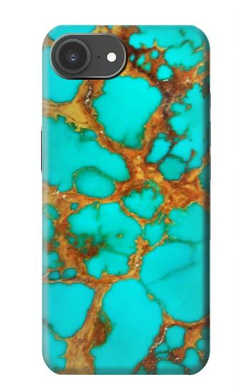 S2688 Aqua Copper Turquoise Gemstone Graphic Case For iPhone 17e