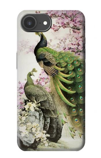 S2773 Peacock Chinese Brush Painting Case For iPhone 17e
