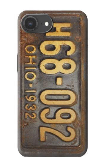 S3228 Vintage Car License Plate Case For iPhone 17e