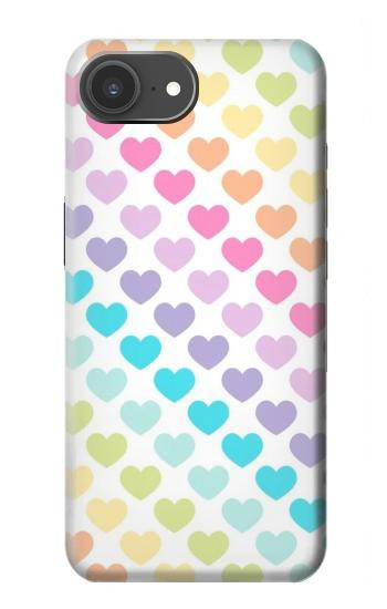 S3499 Colorful Heart Pattern Case For iPhone 17e