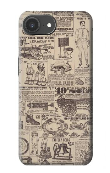 S3819 Retro Vintage Paper Case For iPhone 17e