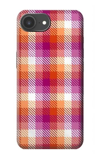 S3941 LGBT Lesbian Pride Flag Plaid Case For iPhone 17e
