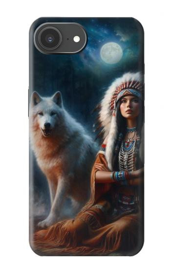 S3995 Grim Wolf Indian Girl Case For iPhone 17e