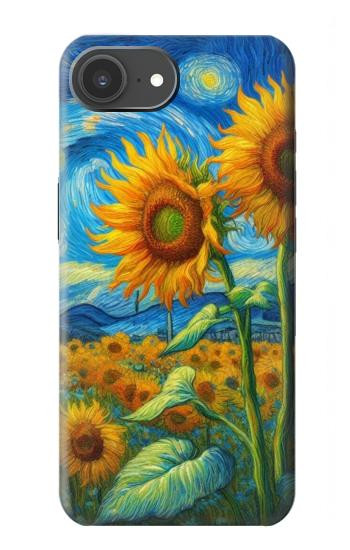 S4019 Sunflower Van Gogh Style Case For iPhone 17e