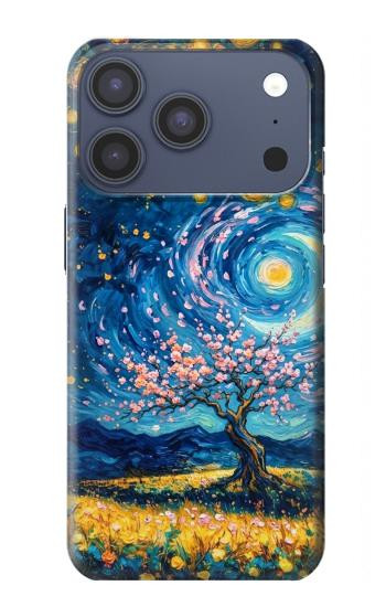 S4081 Dreamy Spiral Galaxy Night Sky Art Case For iPhone 17 Pro, 18 Pro