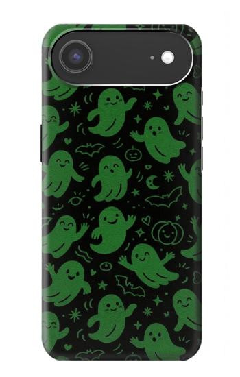 S4087 Cute Green Ghost Cartoon Pattern Case For iPhone Air