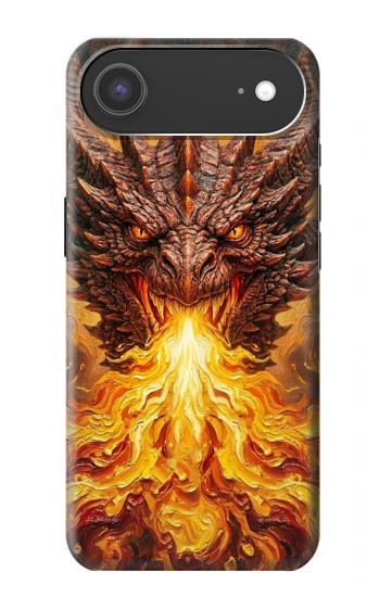 S4090 Epic Fire Dragon Fantasy Illustration Case For iPhone Air