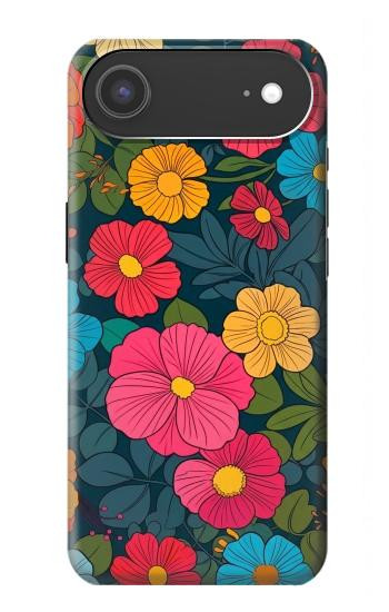 S4105 Vibrant Colorful Floral Pattern Case For iPhone Air