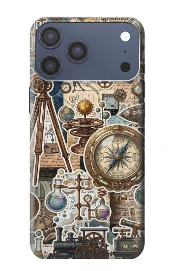 S4100 Vintage Scientific Discovery Collage Case For iPhone 17 Pro Max, 18 Pro Max