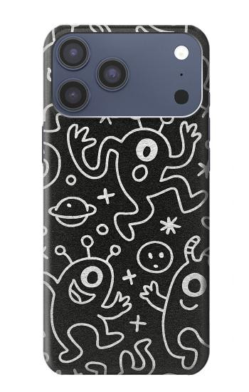 S4101 Cute Cartoon Monster Pattern Case For iPhone 17 Pro Max