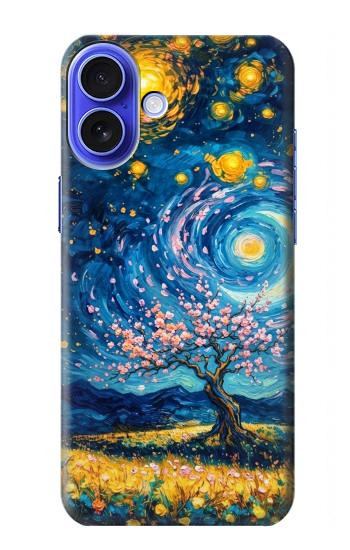 S4081 Dreamy Spiral Galaxy Night Sky Art Case For iPhone 16
