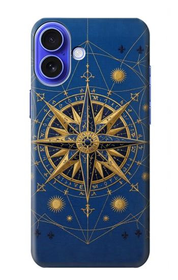 S4086 Nautical Compass Maritime Design Case For iPhone 16
