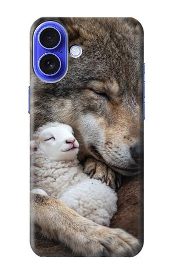 S4089 Gentle Wolf And Lamb Friendship Art Case For iPhone 16