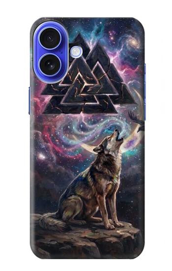 S4110 Mystic Wolf Ancient Symbol Artwork Case For iPhone 16