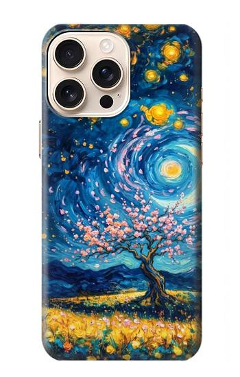 S4081 Dreamy Spiral Galaxy Night Sky Art Case For iPhone 16 pro