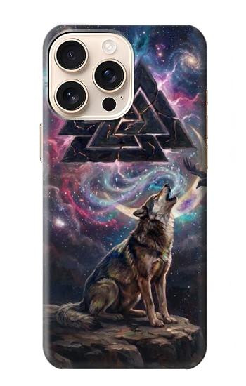 S4110 Mystic Wolf Ancient Symbol Artwork Case For iPhone 16 pro