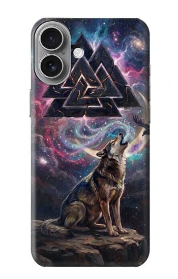 S4110 Mystic Wolf Ancient Symbol Artwork Case For iPhone 16 plus