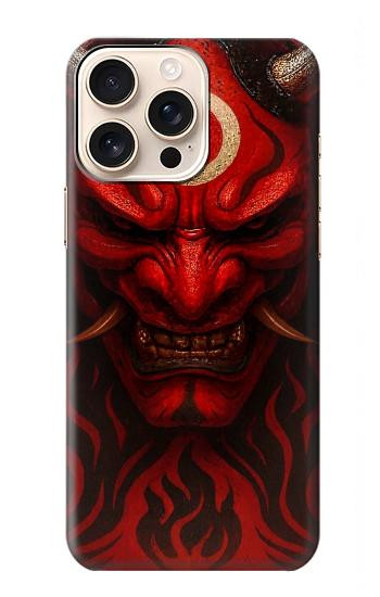 S4099 Mystic Red Demon Illustration Case For iPhone 16 pro max