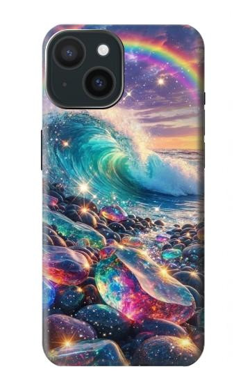 S4084 Rainbow Ocean Wave Fantasy Case For iPhone 15
