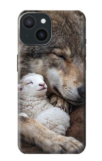 S4089 Gentle Wolf And Lamb Friendship Art Case For iPhone 15