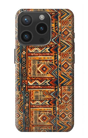S4079 Tribal Geometric Ethnic Pattern Case For iPhone 15 Pro
