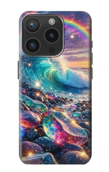 S4084 Rainbow Ocean Wave Fantasy Case For iPhone 15 Pro