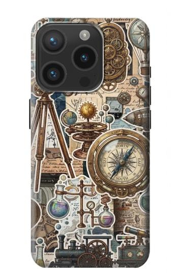 S4100 Vintage Scientific Discovery Collage Case For iPhone 15 Pro